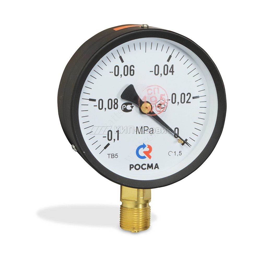 Мпа порт. Вакуумметр ТВ 510р.00 (-0.1-0мра) g1/2 1.5. Вакуумметр ТВ-610р. Вакуумметры (ТВ-110 фирмы Росма). Манометр 0-10 бар Росма.