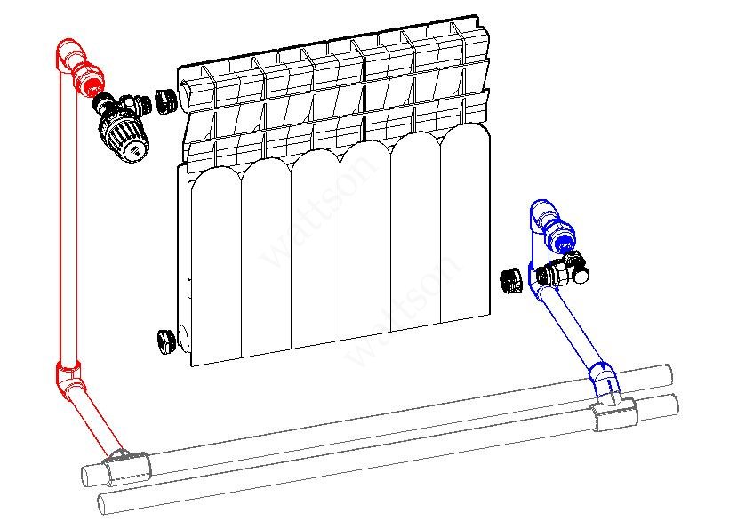 Правильное подключение биметаллических радиаторов